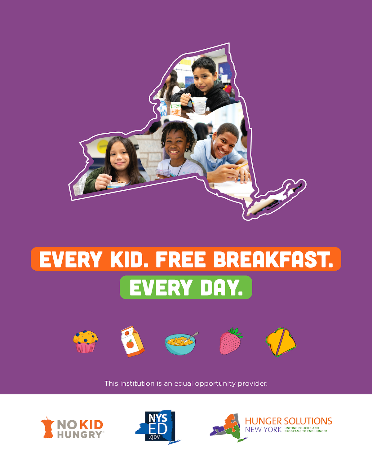 Every kid. Free breakfast. Every day.